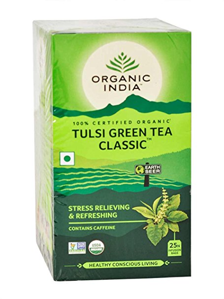 Organic India Tulsi Green Tea 25N