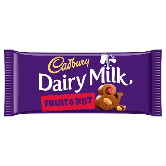 Cadbury Fruit and Nut Chocolate Bar