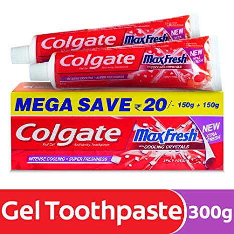 Colgate Max Fresh Toothpaste 150gm+150gm