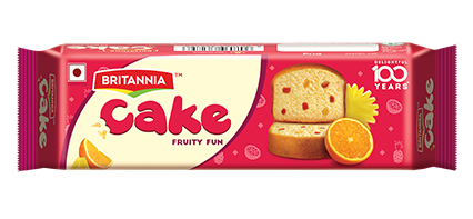 Britannia Cake - Orange Bites (45gm) - Family Needs