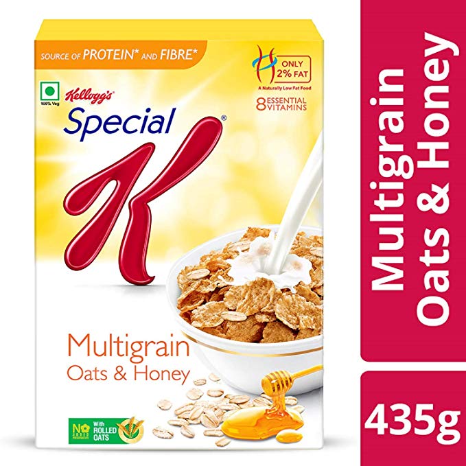 Kelloggs Cornflakes Special K Multigrain & Honey 435 g