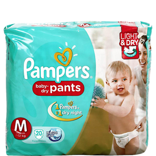 Pampers Pants Active Baby Medium 20pc