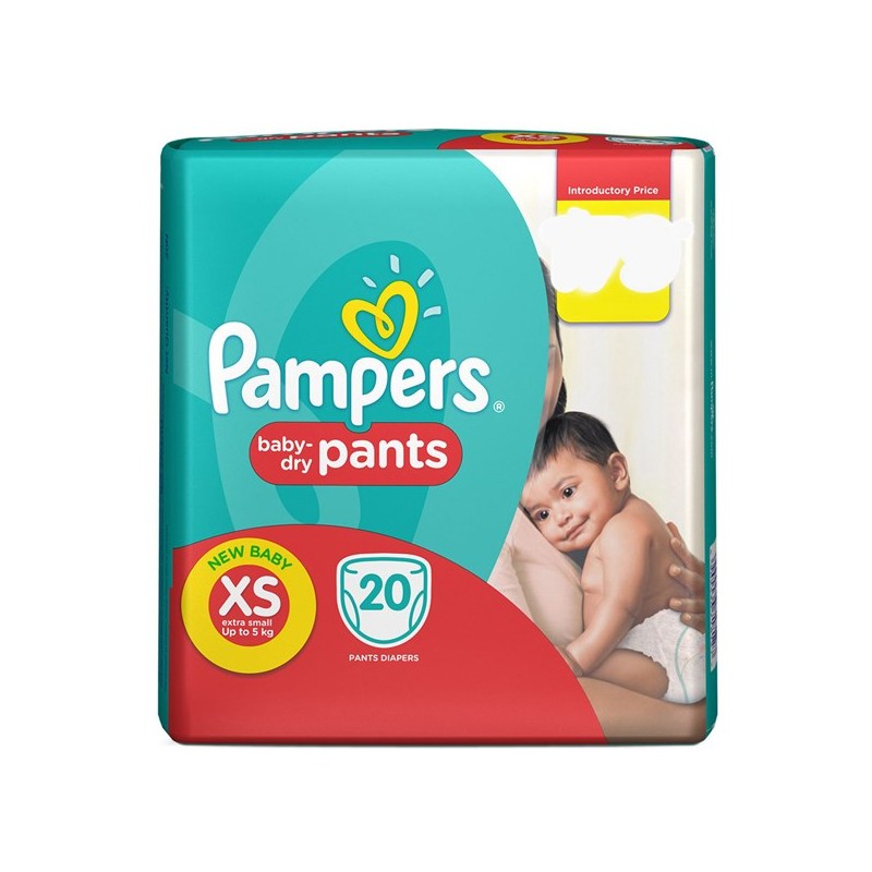 Pampers pants New Born Baby Small 20pc