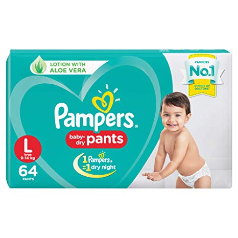Pampers Pants Active Baby Large 64p