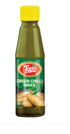 Tops Green Chilli Sauce 200gm